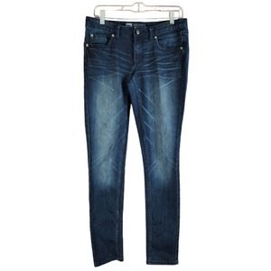 Mossimo Womens Jeans Size 4 Dark Wash Skinny Denim Blue Stretch
